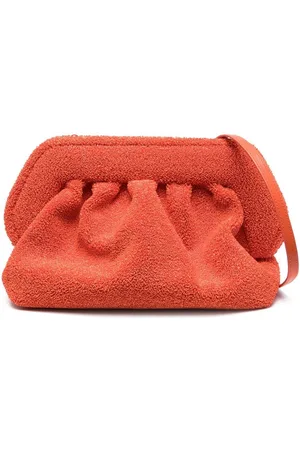 THEMOIRÈ Bios ruched clutch bag