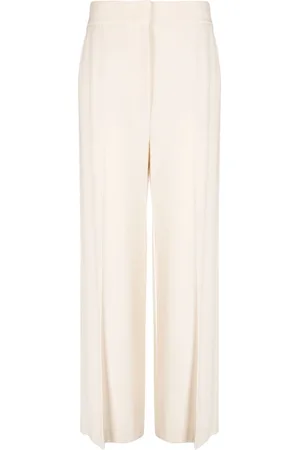 Khaite High-waisted wide-leg trousers