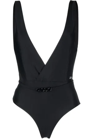 Karl Lagerfeld Karl Dna Deep V Swimsuit