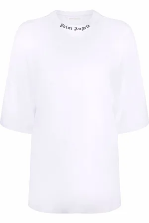 Palm Angels Logo-print high-neck T-shirt