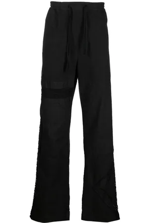Marine Serre Lace-panel cotton trousers