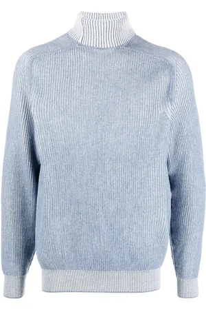 Sease Roll neck ribbed cashmere jumper