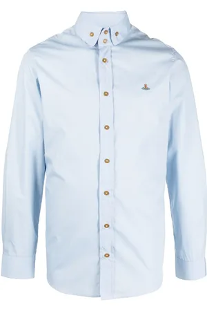 Vivienne Westwood Orb-embroidered organic-cotton shirt