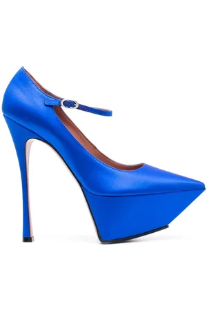 Amina Muaddi Angelica 150mm satin pumps