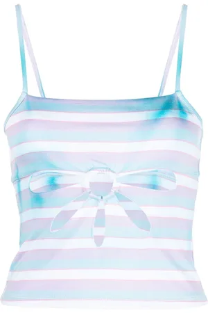 Collina Strada Stripe-detail tank top