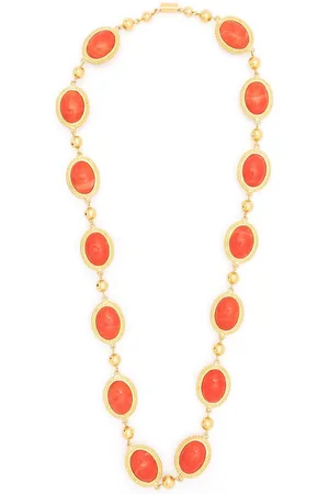VALENTINO GARAVANI 1980s beaded charm necklace