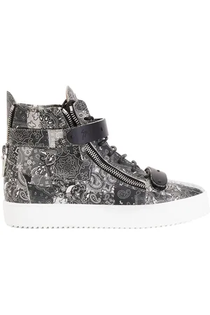 Giuseppe Zanotti Paisley-print high-top sneakers