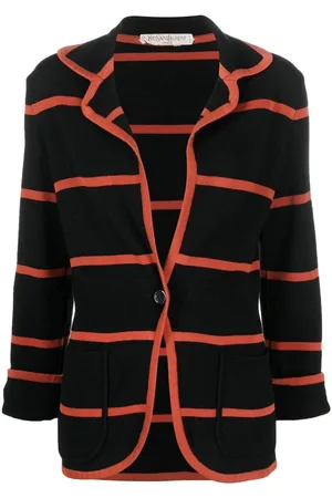 Saint Laurent 1970s horizontal stripe blazer