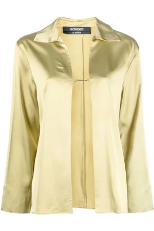 Jacquemus Logo-plaque blouse