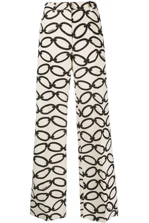 VALENTINO GARAVANI Chain-print trousers