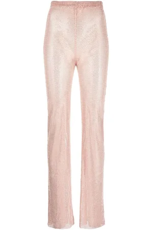 SANTA BRANDS Rhinestone-embellished straight trousers