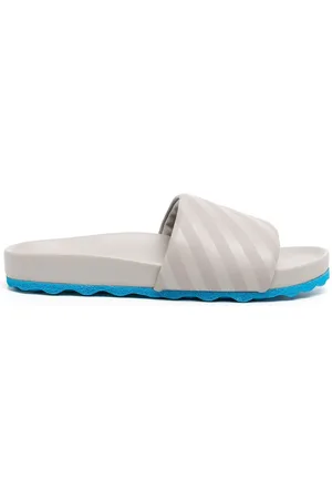 OFF-WHITE Diag-stripe slides