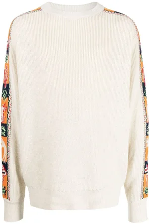 TOGA PULLA Ribbed-knit crew-neck jumper