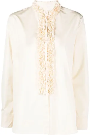 Jil Sander Ruffle-trim blouse