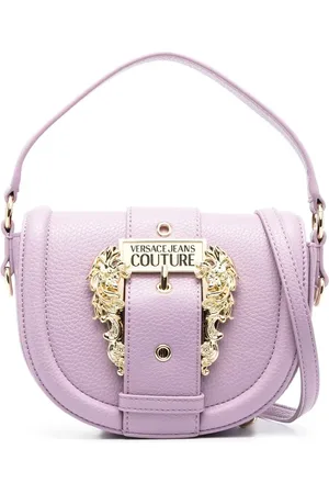 VERSACE Baroque-buckle tote bag
