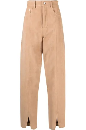 Nanushka Logo-patch straight-leg trousers