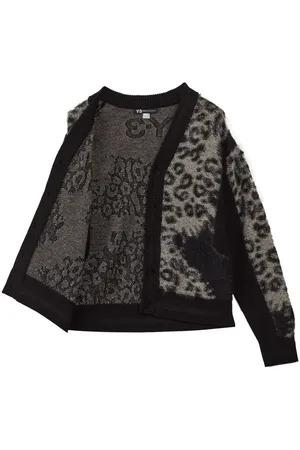 Y-3 Leopard-print button-up cardigan
