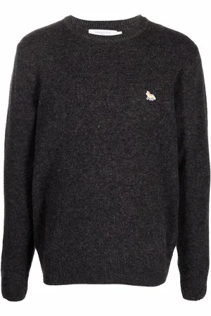 Maison Kitsuné Logo embroidered jumper