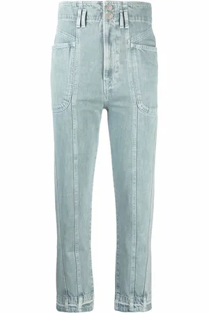Marant Etoile High-rise straight-leg jeans