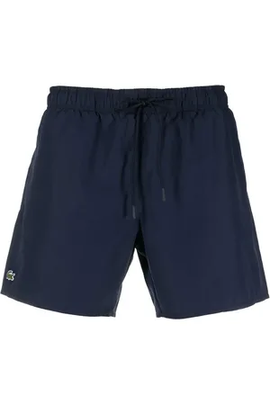 Lacoste Embroidered-logo swim shorts