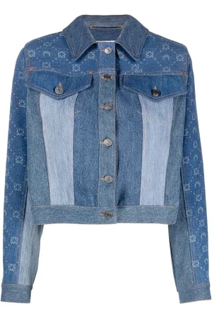 Marine Serre Regenerated denim jacket