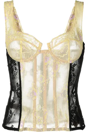 Natasha Zinko Lace panelled corset top