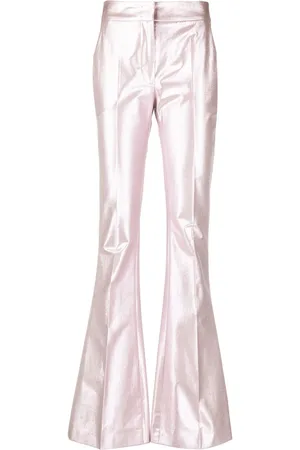GENNY Metallic flared trousers