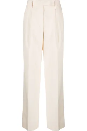 Prada Pressed-crease tailored trousers
