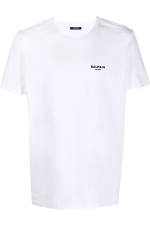 Balmain Logo-embroidered cotton T-shirt