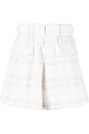 IRO High-waist tweed shorts