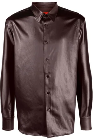 ECKHAUS LATTA Metallic long-sleeve shirt