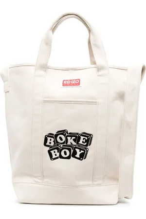 Kenzo Logo-patch tote bag