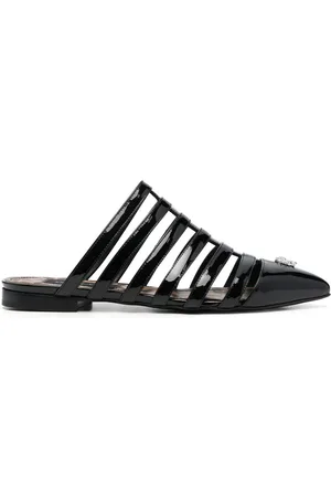 Philipp Plein Vernice skull-stud mules