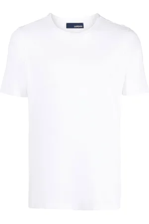 LARDINI Round neck short-sleeve T-shirt