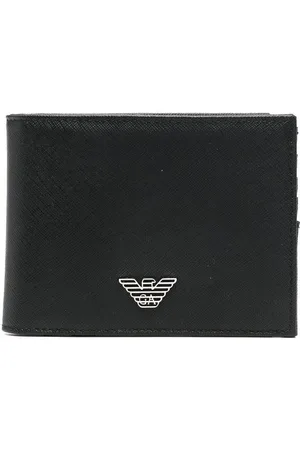 Emporio Armani Logo-plaque bi-fold wallet