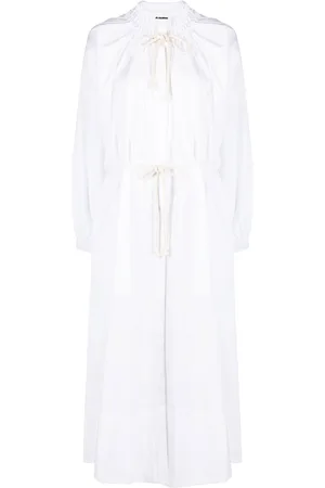 Jil Sander Drawstring cotton shirtdress