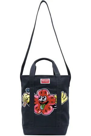 Kenzo Logo-patch tote bag