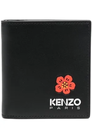 Kenzo Floral logo-print bi-fold wallet