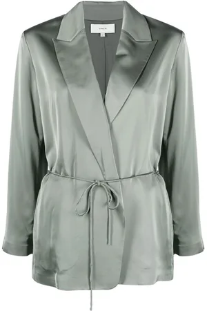 Vince V-neck double-breasted blazer