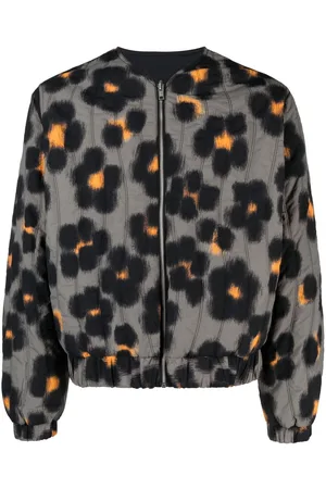 Kenzo Hana Leopard reversible bomber jacket