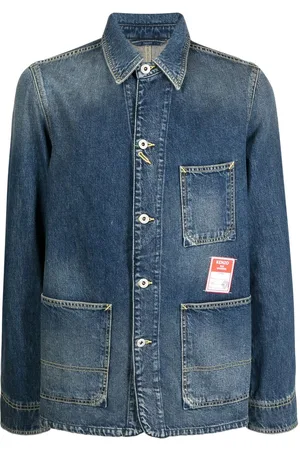 Kenzo Logo-patch denim jacket