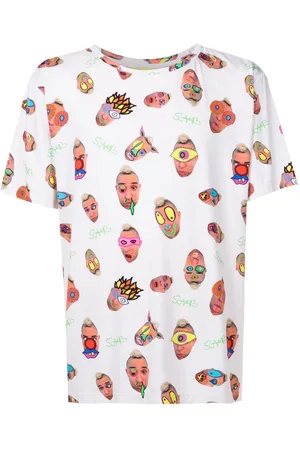 AMIR SLAMA Graphic-print cotton T-shirt