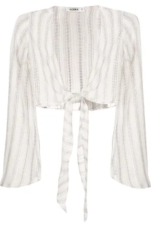 AMIR SLAMA Striped silk blouse
