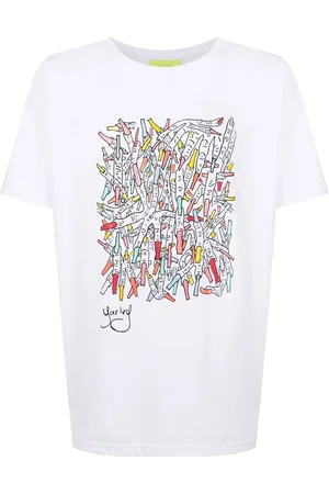 AMIR SLAMA Graphic-print cotton T-shirt