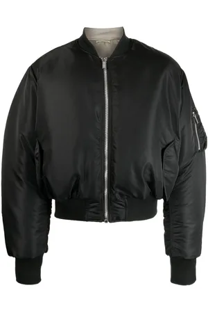 VTMNTS Cropped zipped-up bomber jacket