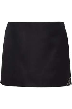 Prada Re-Nylon triangle-logo miniskirt