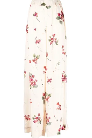 Twin-Set Floral-print palazzo trousers
