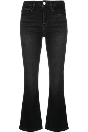 Frame Mid-rise cropped jeans