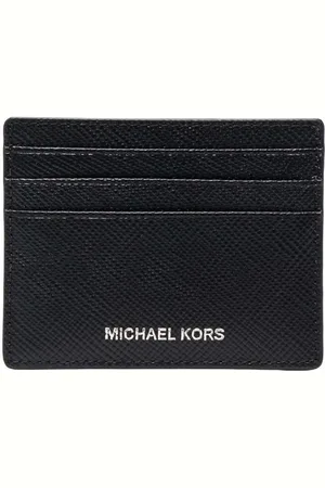 Michael Kors Logo-print leather card wallet