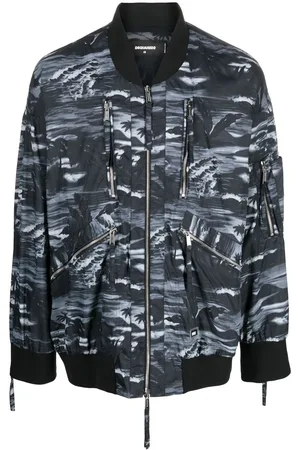Dsquared2 Graphic-print bomber jacket